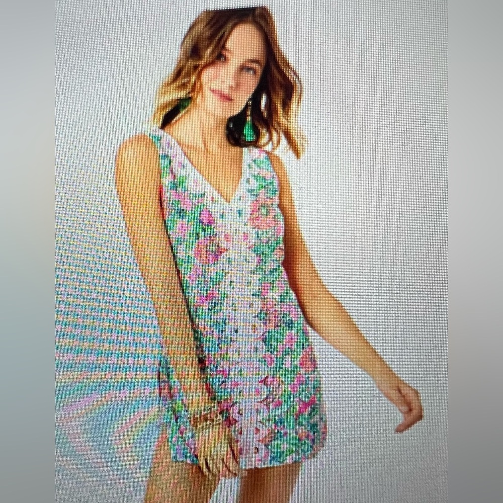 Lilly Pulitzer Ronnie Romper in “Soleil Pink Perfect Poppy” pattern - size 12